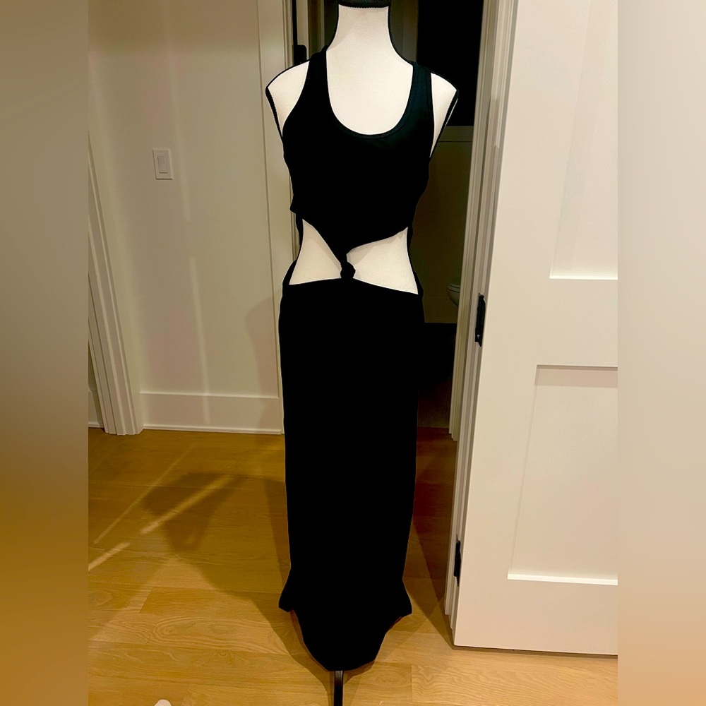 Torn by Ronny Kobo Maxi Dress with cutouts